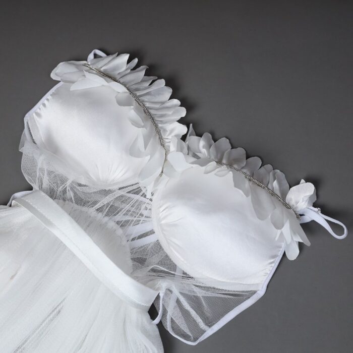 ⁦طقم لانجري لون أبيض One Size⁩ - الصورة ⁦2⁩