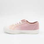 ⁦حذاء كاجوال نعل عريض للنساء لون زهري وأبيض⁩ - الصورة ⁦9⁩