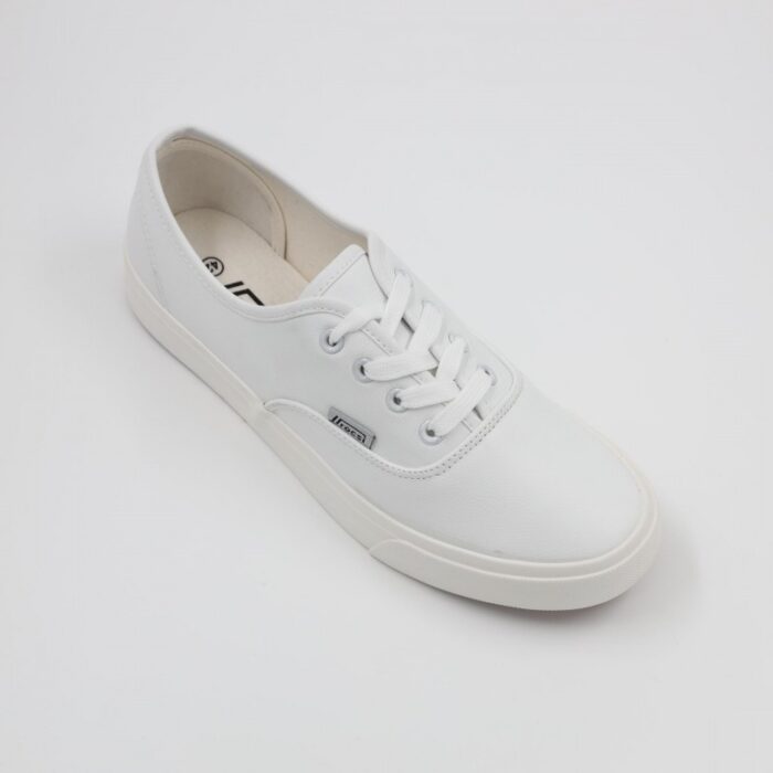 ⁦حذاء سبورت نعل عريض بأربطة للرجال لون أبيض⁩ - الصورة ⁦4⁩