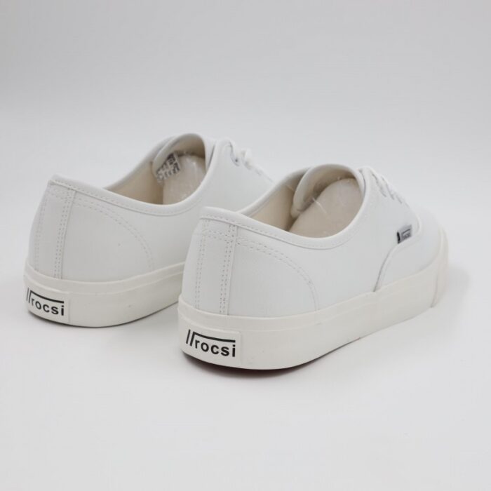 ⁦حذاء سبورت نعل عريض بأربطة للرجال لون أبيض⁩ - الصورة ⁦6⁩