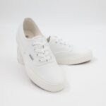 ⁦حذاء سبورت نعل عريض بأربطة للرجال لون أبيض⁩ - الصورة ⁦9⁩