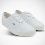 ⁦حذاء سبورت نعل عريض بأربطة للرجال لون أبيض⁩ - الصورة ⁦11⁩