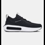 Under Under Men's UA Phantom 4 Shoes- حذاء اندر ارمور فانتوم 4 للرجال لون أسود ونعل أبيض