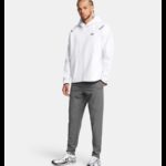 Under Armour Men's UA Unstoppable Tapered Pants- بنطلون اندر ارمور انستوببال تيبرد للرجال لون رمادي