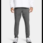 ⁦Under Armour Men's UA Unstoppable Tapered Pants- بنطلون اندر ارمور انستوببال تيبرد للرجال لون رمادي⁩ - الصورة ⁦2⁩