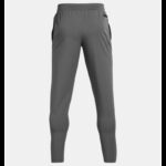 ⁦Under Armour Men's UA Unstoppable Tapered Pants- بنطلون اندر ارمور انستوببال تيبرد للرجال لون رمادي⁩ - الصورة ⁦7⁩