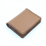 ⁦محفظة للكروت جلد طبيعي لون بني⁩ - الصورة ⁦3⁩