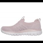 ⁦Skechers Women's Active Graceful - Good Vibe Shoes - حذاء سكيتشرز أكتيف جريسفول- جود فايب للنساء لون زهري ونعل أبيض⁩ - الصورة ⁦5⁩