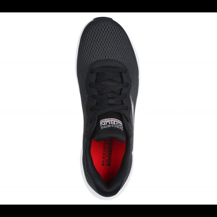 ⁦Skechers Men's GO RUN CONSISTENT 2.0 Shoes - حذاء سكيتشرز جو رن كونيستينت 2.0 للرجال لون فحمي ونعل أبيض⁩ - الصورة ⁦3⁩