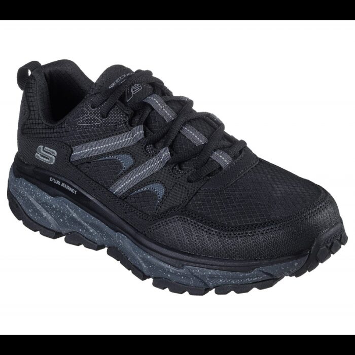 1033751306_67dc649d374f4 Skechers Men's Relaxed Fit: D'Lux Journey Shoes - حذاء سكيتشرز ريلاكس فيت:دي لوكس جورني للرجال لون أسود - الصورة 1
