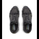 ⁦Skechers Men's Max Protect Shoes - حذاء سكيتشرز ماكس بروتيكت للرجال لون أسود ورمادي وأصفر⁩ - الصورة ⁦9⁩