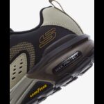 ⁦Skechers Men's Max Protect Shoes -  حذاء سكيتشرز ماكس بروتيكت للرجال لون بيج فاتح وأسود وزيتي⁩ - الصورة ⁦10⁩