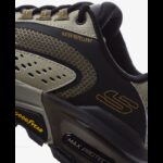 ⁦Skechers Men's Max Protect Shoes -  حذاء سكيتشرز ماكس بروتيكت للرجال لون بيج فاتح وأسود وزيتي⁩ - الصورة ⁦11⁩