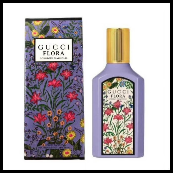 1033751388_67dc64d767ae7 Flora Gorgeous Magnolia EDP By Gucci For Women 100ML - عطر فلورا جورجيوس ماغنوليا من غوتشي للنساء حجم 100مل - الصورة 1