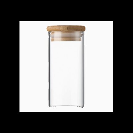 مرتبان زجاج مع غطاء مانع لتسرب الهواء سعة 325 مل