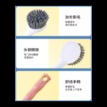 ⁦فرشاة تنظيف المجلى بلاستيك متعددة الاستخدامات لون نهدي وابيض⁩ - الصورة ⁦4⁩