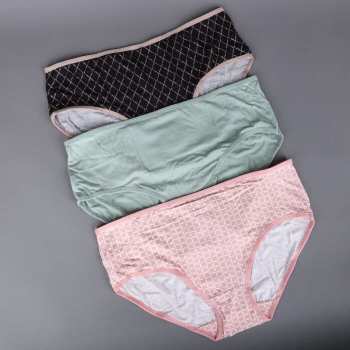 ⁦طقم داخلي نسائي قطن 3 قطع من milk بألوان مختلفة⁩ - الصورة ⁦3⁩