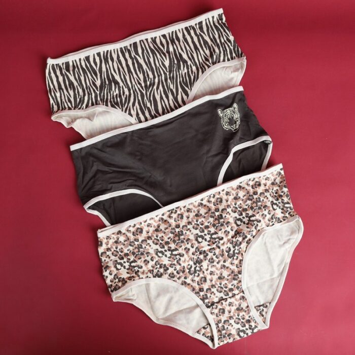 ⁦طقم داخلي نسائي قطن من 3 قطع milk بألوان مختلفة⁩ - الصورة ⁦6⁩