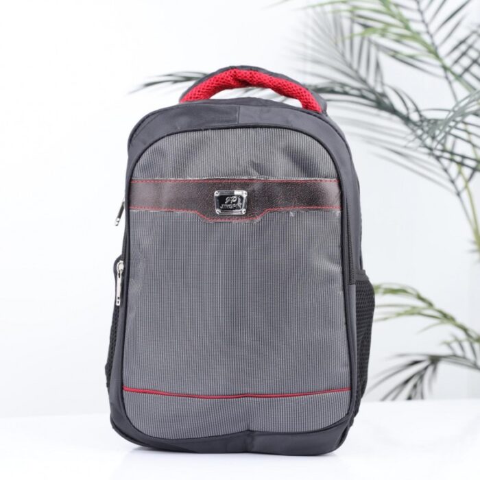 ⁦حقيبة ظهر مدرسية 14 انش لون أسود وأحمر⁩ - الصورة ⁦3⁩