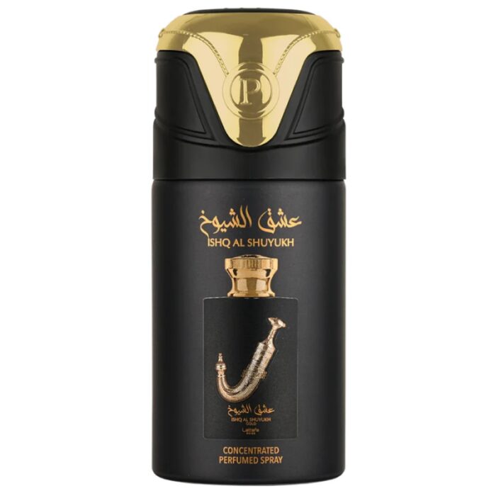 1033751582_67dc66097a136 Ishq Al Shuyukh Gold Deodorant By Lattafa Pride 250Ml -مزيل عرق عشق الشيوخ الذهبي من لطافة برايد للجنسين حجم 250 مل - الصورة 1
