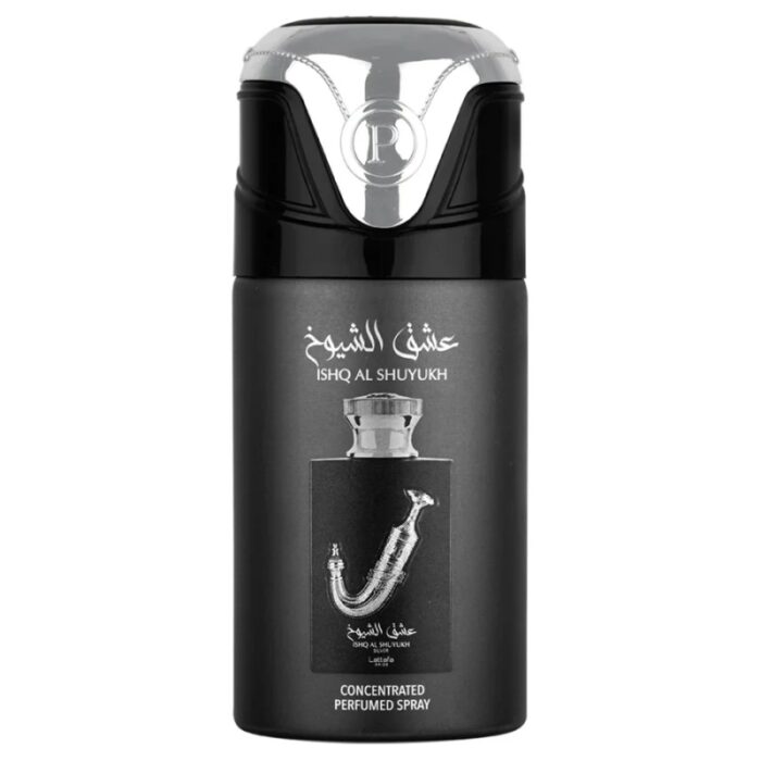 1033751583_67dc6609d1080 Ishq Al Shuyukh Silver Deodorant By Lattafa Pride 250Ml -مزيل عرق عشق الشيوخ الفضي من لطافة برايد للجنسين حجم 250 مل - الصورة 1