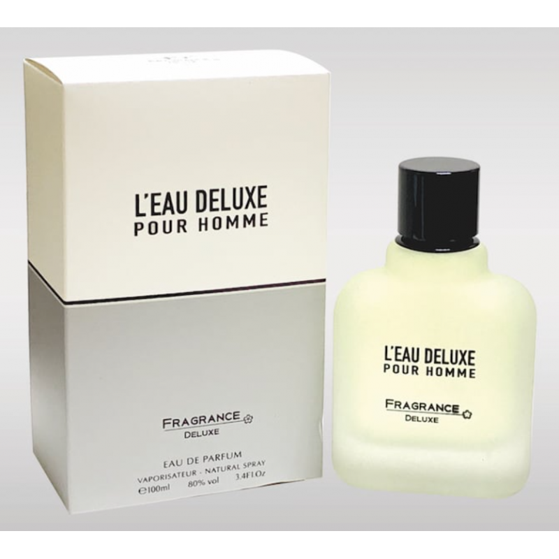 ⁦L'EAU DELUXE POUR HOMME EDP By Fragrance Deluxe For Unisex100 ML-عطر لي ديلوكسي بور هومي من فرانجنس ديلوكس للجنسين سعة 100 مل⁩ - الصورة ⁦1⁩