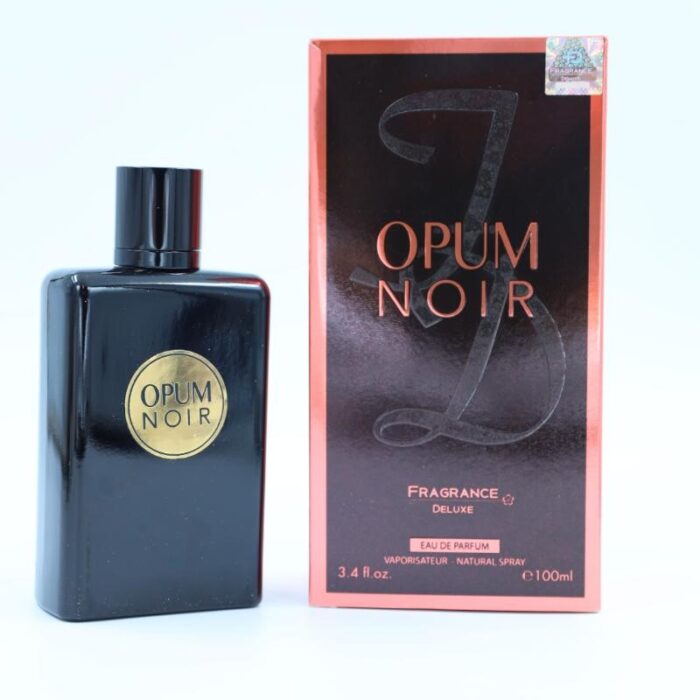 1033751623_67dc667126562 OPUM NOIR EDP By Fragrance Deluxe For Unisex100 ML-عطر اوبوم نيوار من فرانجنس ديلوكس للجنسين سعة 100 مل - الصورة 1