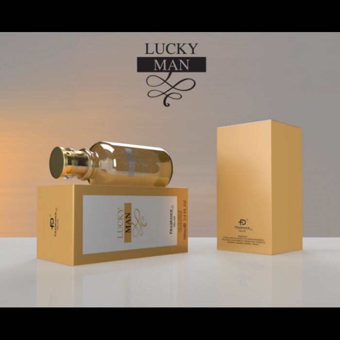 ⁦Lucky Man EDP By Fragrance Deluxe For Men 100ML-عطر لاكي مان من فرانجنس ديلوكس للرجال سعة 100 مل⁩ - الصورة ⁦2⁩
