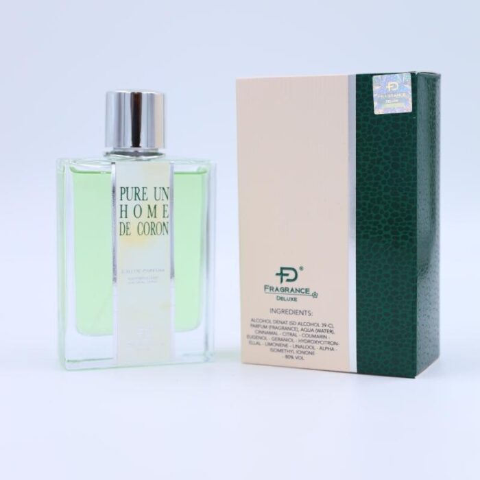 ⁦PURE UN HOME DE CORON EDP By Fragrance Deluxe For Unisex100 ML-عطر بيور ان هوم من فرانجنس ديلوكس للجنسين سعة 100 مل⁩ - الصورة ⁦2⁩