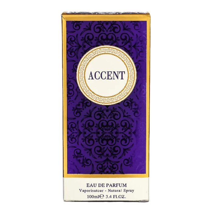 ⁦ACCENT EDP By Fragrance Deluxe For Unisex100 ML-عطر اكسنت من فرانجنس ديلوكس للجنسين سعة 100 مل⁩ - الصورة ⁦2⁩