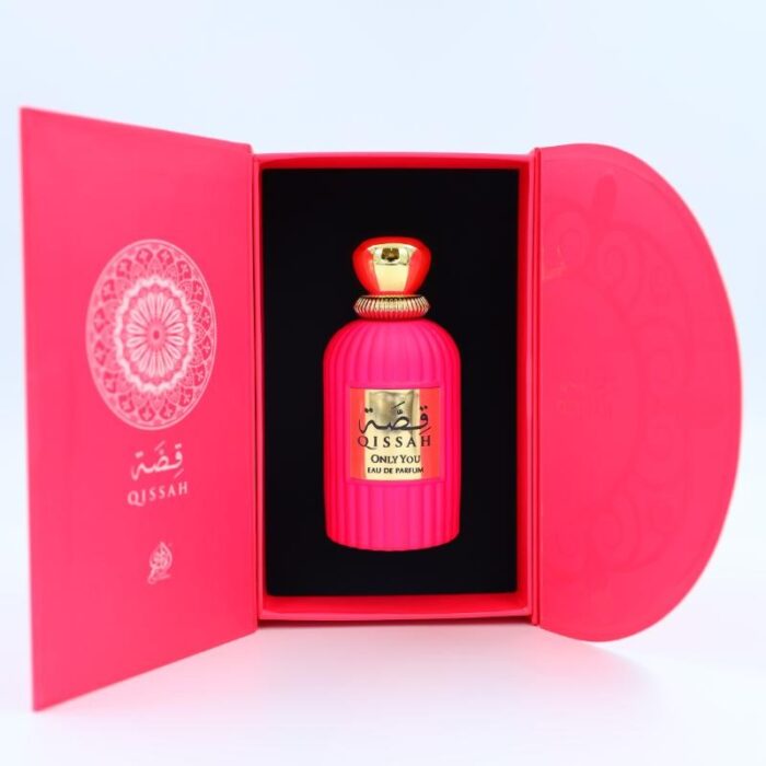 ⁦QISSAH Pink EDP By Wadi Al Khaleej For Women 100ML-عطر قصة زهري من وادي الخليج للنساء سعة 100 مل⁩ - الصورة ⁦2⁩
