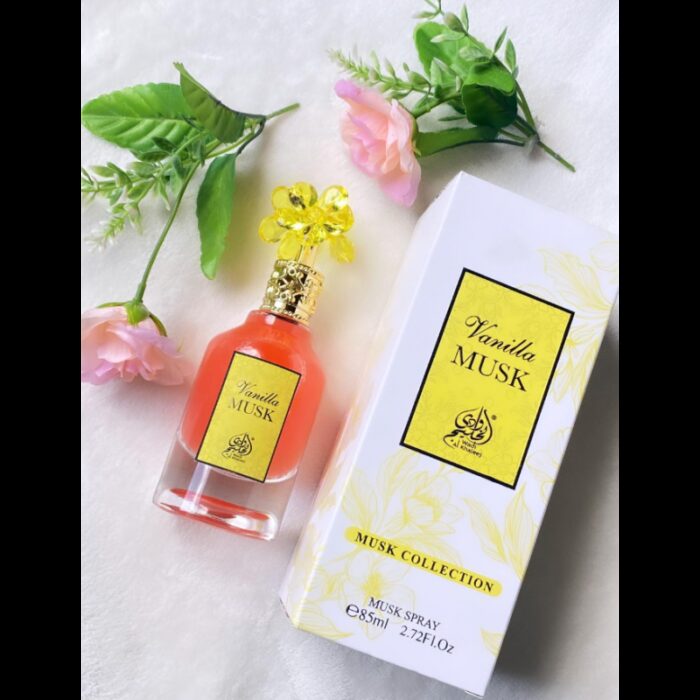 ⁦Vanilla Musk By Wadi Al Khaleej For Women 85ML-مسك فانيلا من وادي الخليج للنساء حجم 85 مل⁩ - الصورة ⁦2⁩