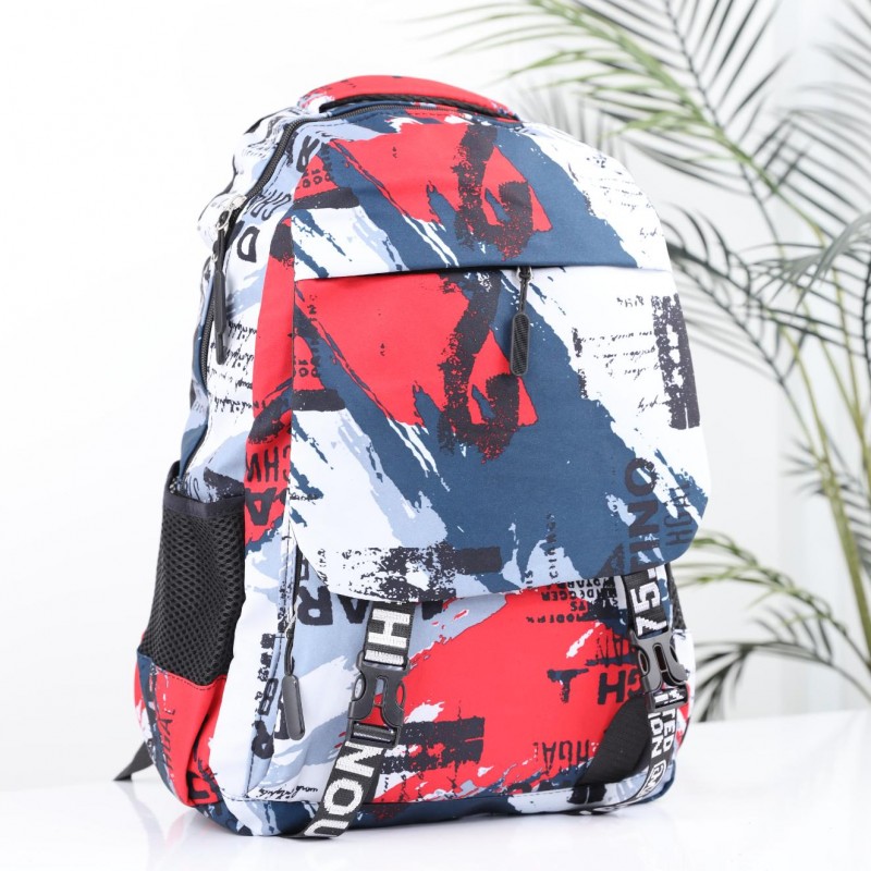 1033751729_67dc670089e85 حقيبة مدرسية 20 انش لون أحمر ورمادي - الصورة 1