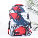 ⁦حقيبة مدرسية 20 انش لون أحمر ورمادي⁩ - الصورة ⁦11⁩