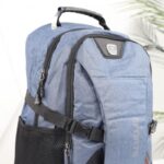 ⁦حقيبة مدرسية 18 انش لون أزرق⁩ - الصورة ⁦4⁩