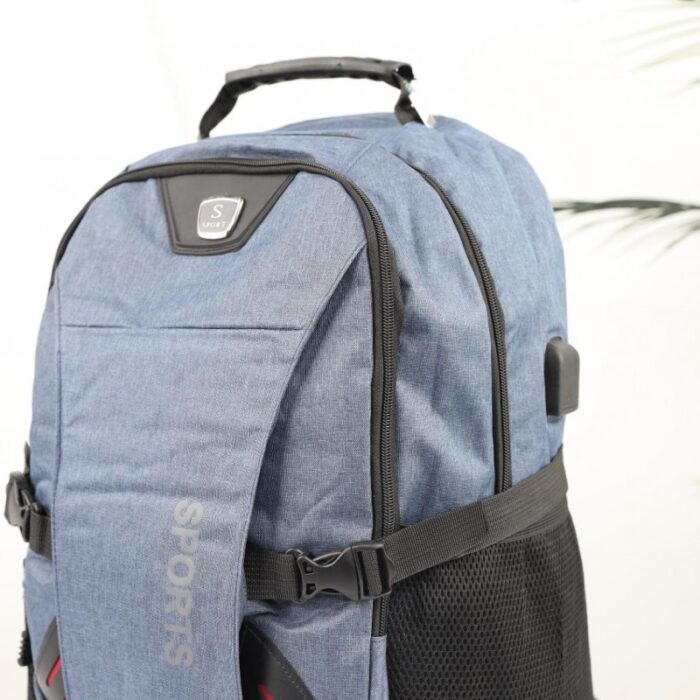 ⁦حقيبة مدرسية 18 انش لون أزرق⁩ - الصورة ⁦6⁩