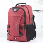 ⁦حقيبة مدرسية 18 انش لون خمري⁩ - الصورة ⁦2⁩