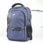 ⁦حقيبة مدرسية 18 انش لون أزرق⁩ - الصورة ⁦3⁩