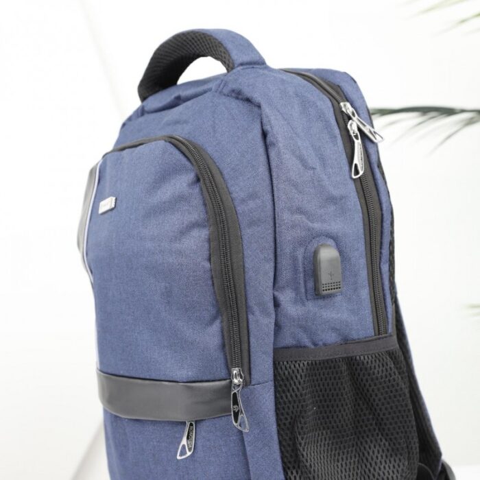 ⁦حقيبة مدرسية 18 انش لون أزرق⁩ - الصورة ⁦5⁩