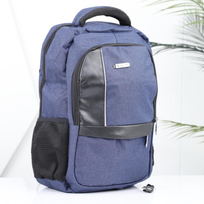 ⁦حقيبة مدرسية 18 انش لون أزرق⁩ - الصورة ⁦6⁩