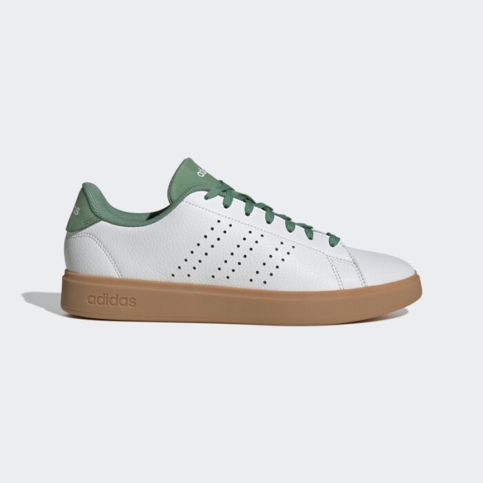 1033751744_67dc671376f27 adidas Men's Advantage 2.0 Shoes - White- حذاء اديداس ادفانتج 2.0 للرجال لون أبيض وأخضر - الصورة 1