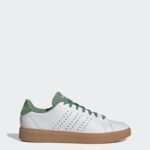 ⁦adidas Men's Advantage 2.0 Shoes - White- حذاء اديداس ادفانتج 2.0 للرجال لون أبيض وأخضر⁩ - الصورة ⁦2⁩