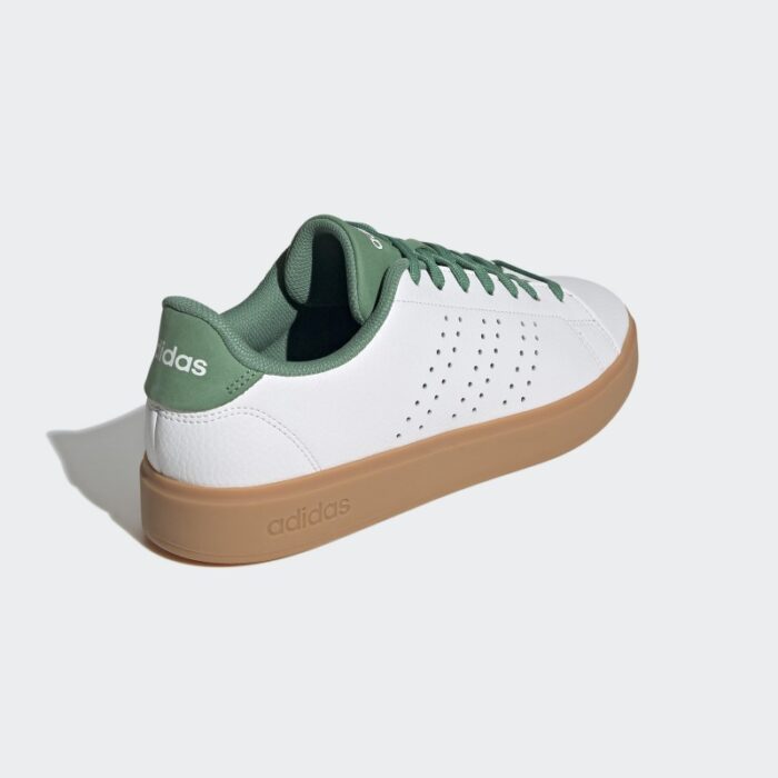 ⁦adidas Men's Advantage 2.0 Shoes - White- حذاء اديداس ادفانتج 2.0 للرجال لون أبيض وأخضر⁩ - الصورة ⁦7⁩