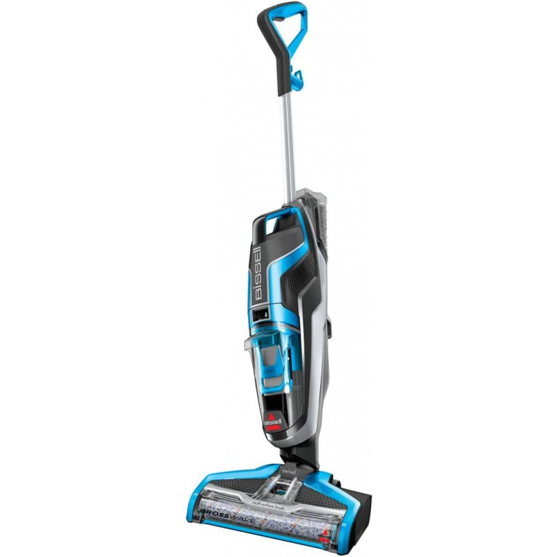 ⁦مكنسة كروس ويف من بيسيل لتنظيف الأسطح المتعددة لون أزرق⁩ - الصورة ⁦1⁩