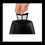 ⁦سخان بلاستيك من مولينكس حجم 1.5 لتر لون اسود⁩ - الصورة ⁦2⁩