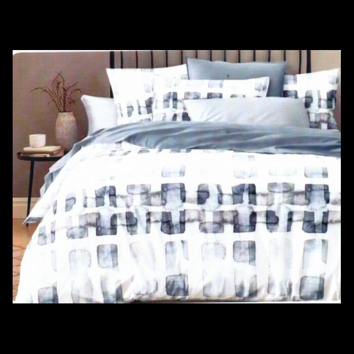 ⁦طقم سرير مكون من 4 قطع لون أزرق⁩ - الصورة ⁦1⁩