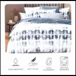 ⁦طقم سرير مكون من 4 قطع لون أزرق⁩ - الصورة ⁦2⁩