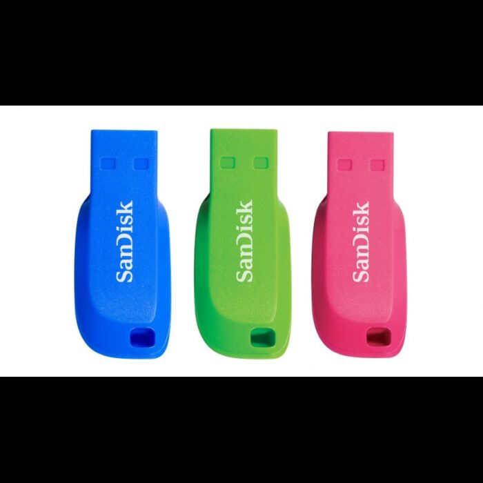 1033751804_67dc6790cbda3 طقم فلاشات 3 قطع من سان ديسك SanDisk بثلاث ألوان سعة 16 جيجا - الصورة 1