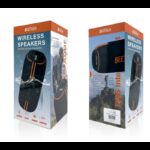 ⁦سماعة ومكبر صوت بلوتوث من ماركة بي تيك BeeTech 400 حجم 22.2×10.4×9.7 سم⁩ - الصورة ⁦2⁩