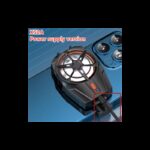 مروحة X52 مبرد هاتف شحن مع أضواء 3سرعات